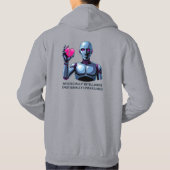 Artificially Intelligent Emotionally Unavailable  Hoodie (Achterkant)