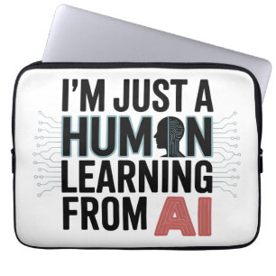 Artificiële Intelligentie Human Learning AI Laptop Sleeve