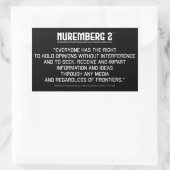 Artikel 19 Verklaring van de Stickers voor de mens (Tas)