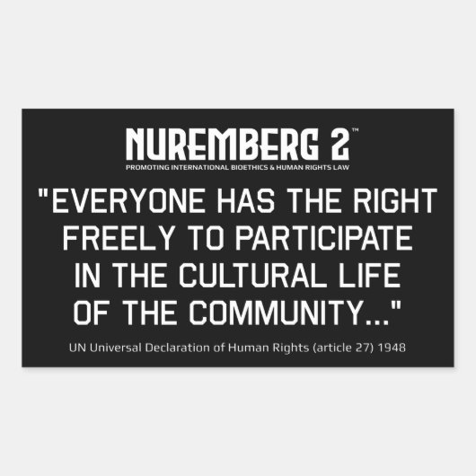 Artikel 27 Verklaring van de Stickers voor de mens (Voorkant)