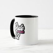 Artikel 62 Slogan-koffie of thea-Mok aanmoedigen Mok (Voorkant links)