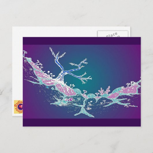 Artikel Briefkaart 10: Magic Valley Midnight Lumin (Voorkant / Achterkant)