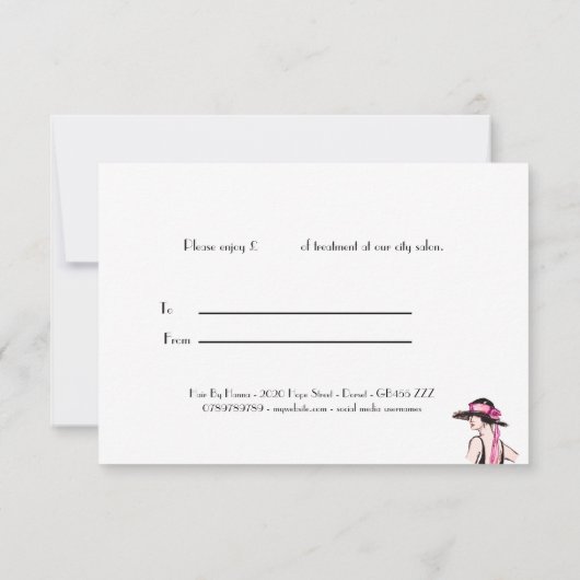 artikel deco-Mode Cadeaubon (Achterkant)