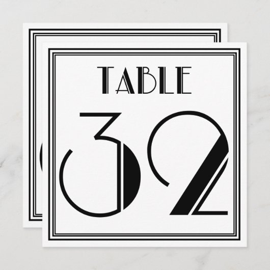 Artikel Decotabel nummer 32 Kaart (Voorkant / Achterkant)