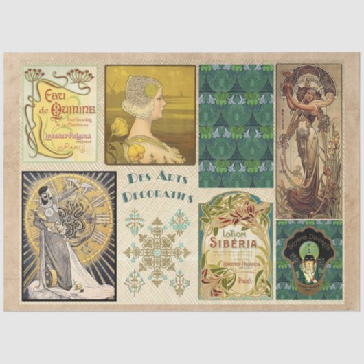  artikel Decoto 11-debetpapier Tissuepapier (Voorkant)