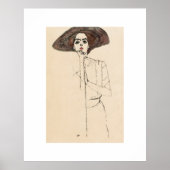 ARTIKEL - POSTER : EGON SCHIELE : PORTRAIT VAN DE  (Voorkant)