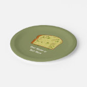 Artikel van de knoflook - Herby Side Dish - eigen  Papieren Bordje (Gekanteld)