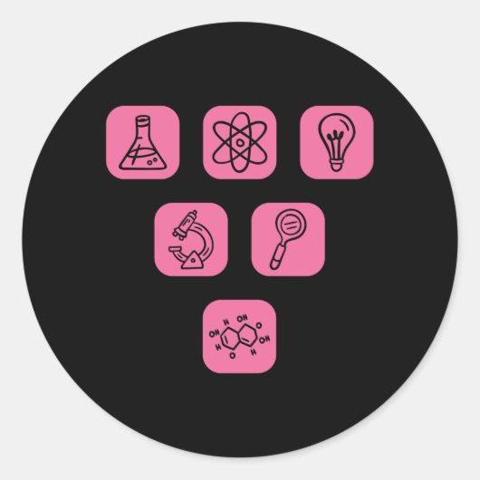 Artikelelementen Ronde Sticker (Voorkant)