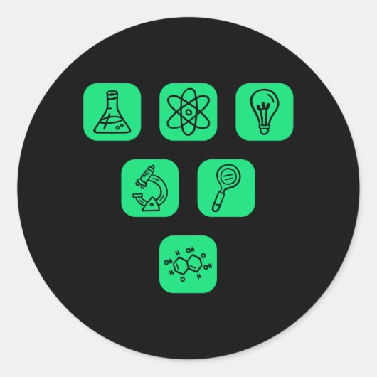 Artikelelementen Ronde Sticker (Voorkant)