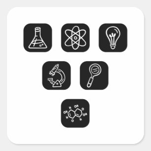 Artikelelementen Vierkante Sticker