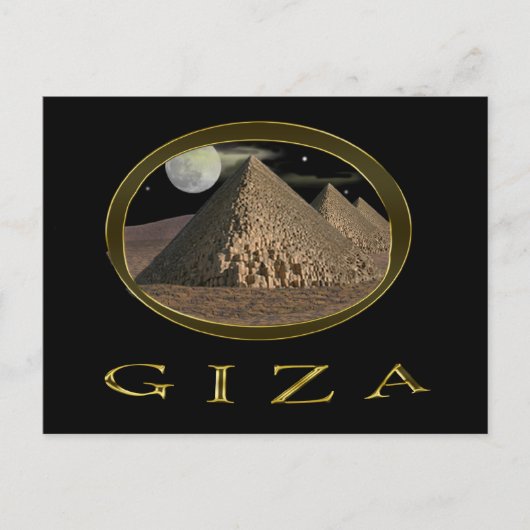 Artikelen over Giza Pyramids Briefkaart (Voorkant)