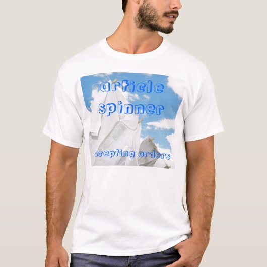 Artikelen spinnen t-shirt (Voorkant)