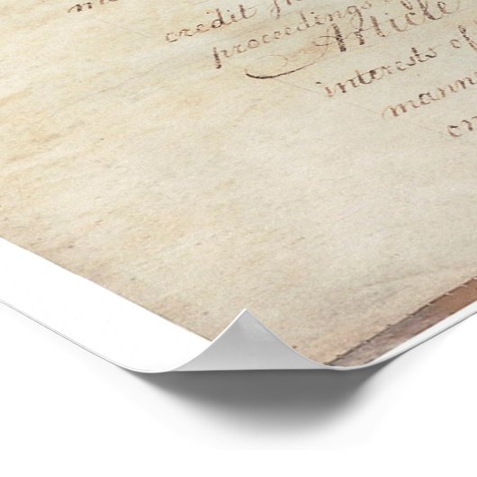 Artikelen van de Confederatie van de Verenigde Sta Poster (Hoek)