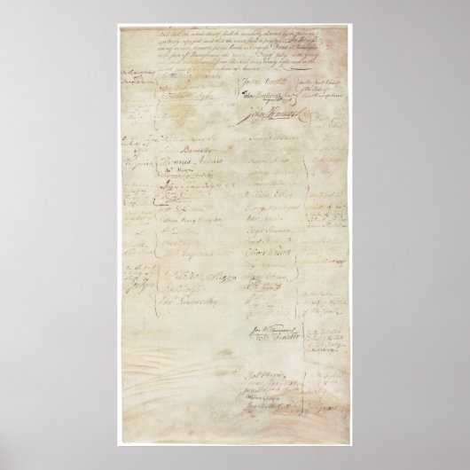 Artikelen van de Confederatie van de Verenigde Sta Poster (Voorkant)