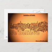 Artikelen van de Faith-woordgroep Briefkaart (Voorkant / Achterkant)