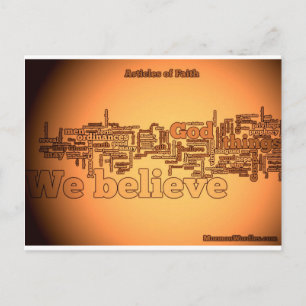 Artikelen van de Faith-woordgroep Briefkaart