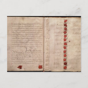 Artikelen van de Unie tussen Engeland en Schotland Briefkaart