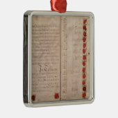 Artikelen van de Unie tussen Engeland en Schotland Metalen Ornament (Rechts)