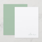  artikelen voor gepersonaliseerde kantoorbenodigdh notitiekaartje (Voorkant / Achterkant)