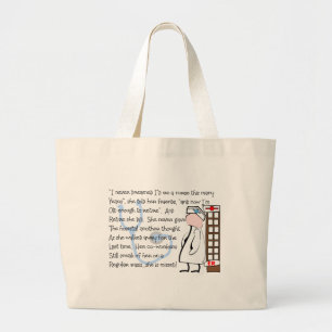 Artikelen voor 'getande verpleegsters' — unieke grote tote bag