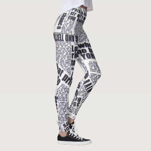 Artikelen voor kranten gedrukte leggings (Rechts)