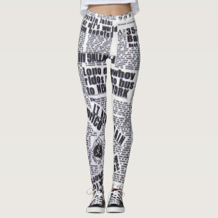 Artikelen voor kranten gedrukte leggings