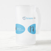 Artikelpunten met transparantie matglas bierpul (Voorkant rechts)