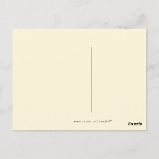  artikeltijd in Sepia Briefkaart (Achterkant)