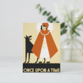 Artikelverkoop - Red Riding Hood Briefkaart (Staand voorkant)