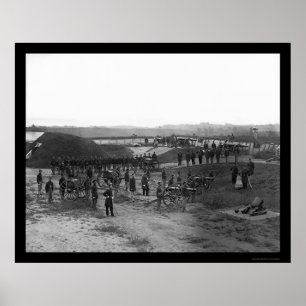 Artillerie Defense of Washington, DC 1862 Poster