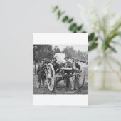 Artillerie uit de burgeroorlog, 1860 briefkaart (Staand voorkant)