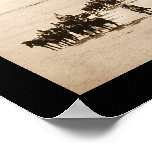 Artillery El Paso TX Huge Foto 1916 Poster (Hoek)