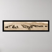 Artillery El Paso TX Huge Foto 1916 Poster (Voorkant)