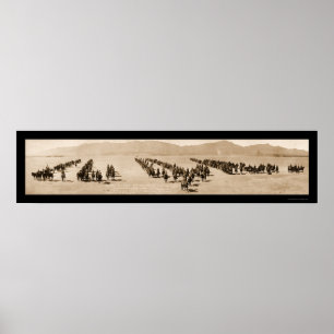 Artillery El Paso TX Huge Foto 1916 Poster