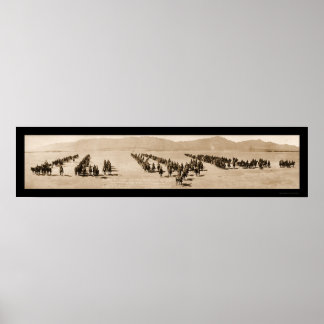 Artillery El Paso TX Huge Foto 1916 Poster