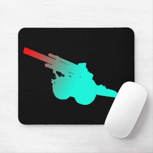Artillery Pistool Mousepad Muismat (Met muis)