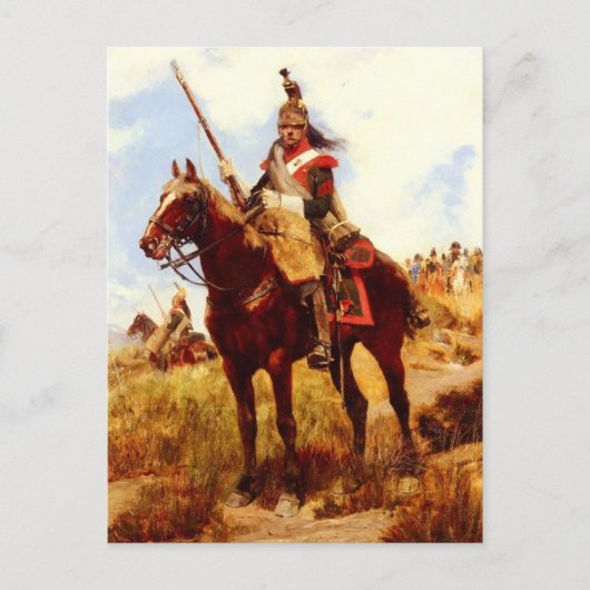 Artilleur a Cheval Briefkaart (Voorkant)