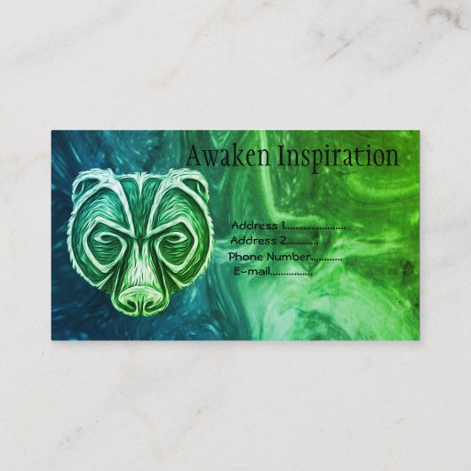 Artio Within~ Groen Visitekaartje (Achterkant)