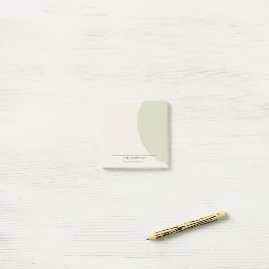 Artisan 3x3 Notes Sage Minimalist Brand (Op bureau)