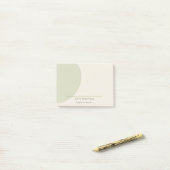 Artisan 4x3 Notes Sage Minimalist Brand (Op bureau)