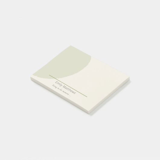 Artisan 4x3 Notes Sage Minimalist Brand (Schuin)