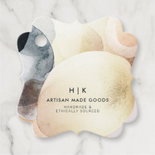 Artisan Abstract Shapes Waterverf Hang Label