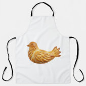 Artisan Baked Bread Bird Sculpture Schort (Voorkant)