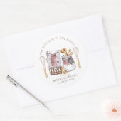 Artisan Baker Dessert Caterer Product Ronde Sticker (Envelop)