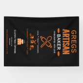 Artisan Bakery Business Promotie Spandoek (Horizontaal)