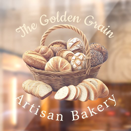 Artisan Bread Basket Raamsticker (Vel 2)