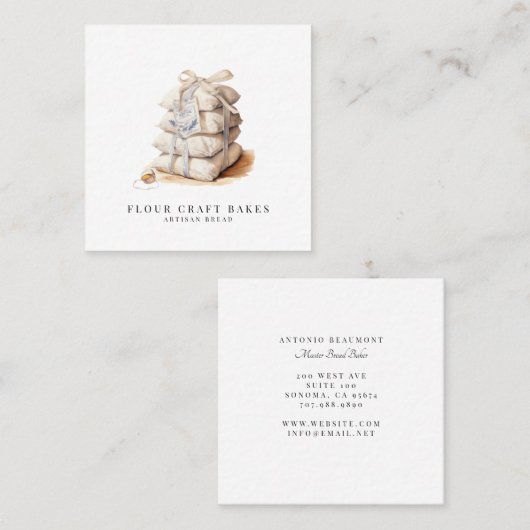Artisan Brood Baker Visitekaartje (Voorkant / Achterkant)