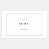 Artisan Brood Food Label Stickers (Voorkant)