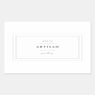 Artisan Brood Food Label Stickers