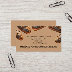 Artisan Brood Loaf Border Baker Broodwinkel Visitekaartje